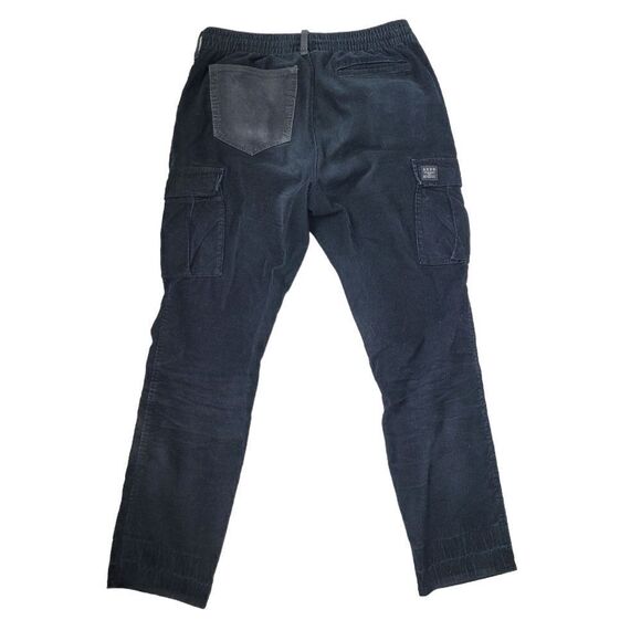 2/$20 Aeropostale Plain Navy Blue Cargo Jogger Pants Size: 31 - Picture 2 of 8